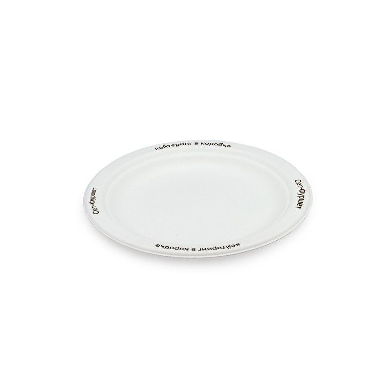 Тарелка круглая 18 см, брендированная