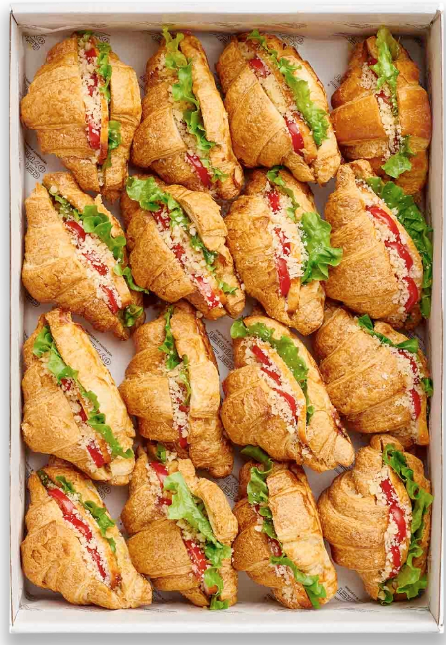 Мини-круассаны с курицей Мини-круассаны с курицей