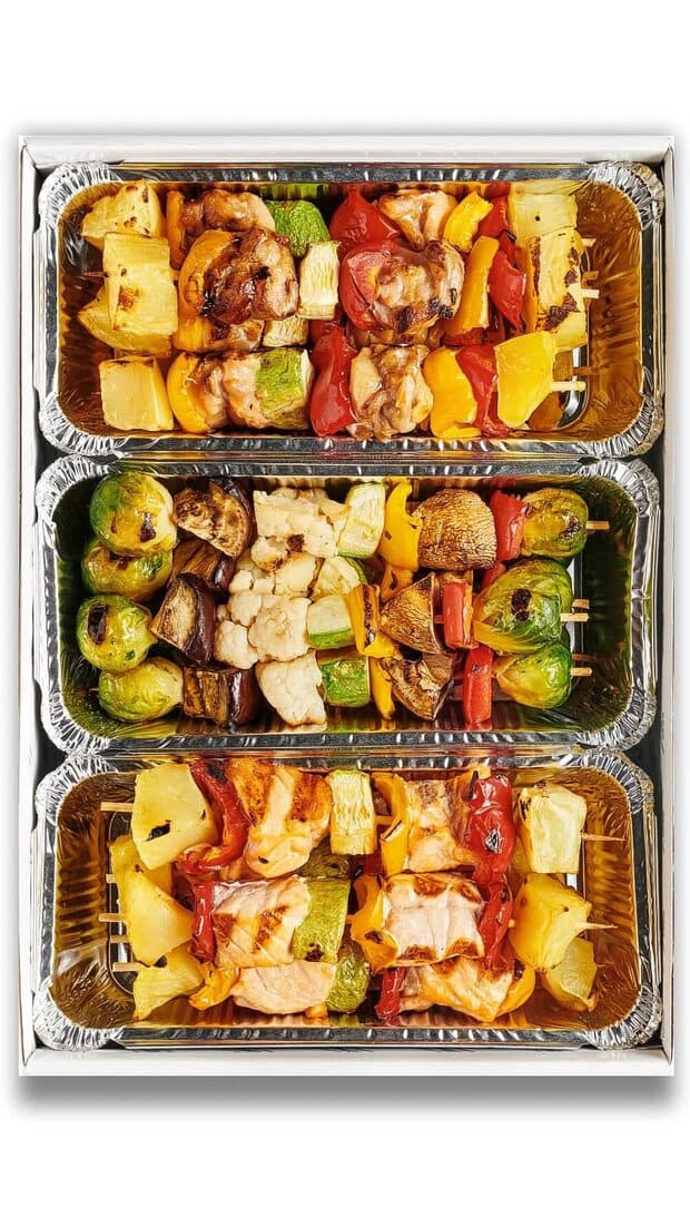 Мини-шашлычки ассорти №1 Мини-шашлычки ассорти №1