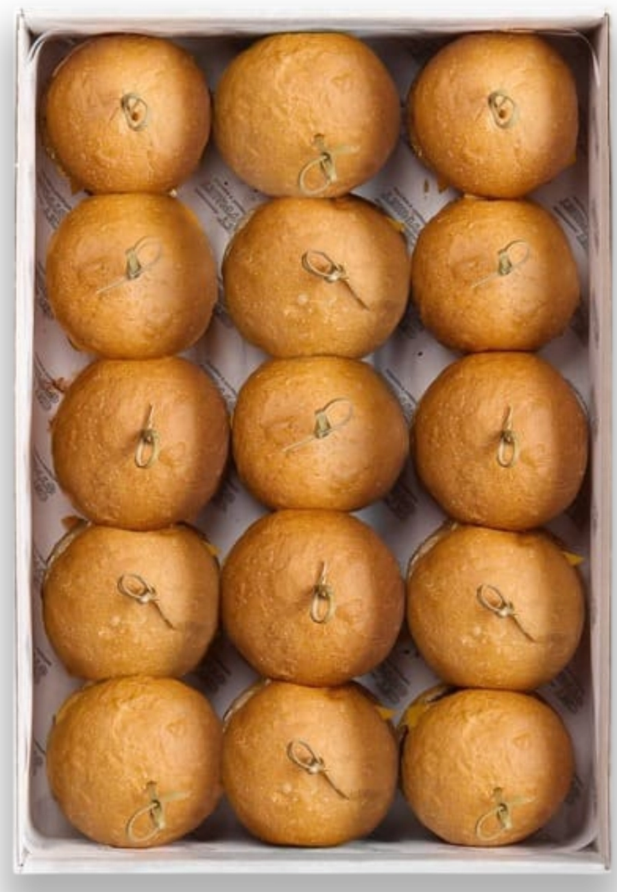 Мини-бургеры с говяжьей котлетой Мини-бургеры с говяжьей котлетой